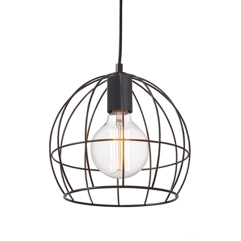 Μεταλλικο Κρεμαστο Φ/Σ Μαυρο Πλεγμα Φ24Χη23Cm Prometheus