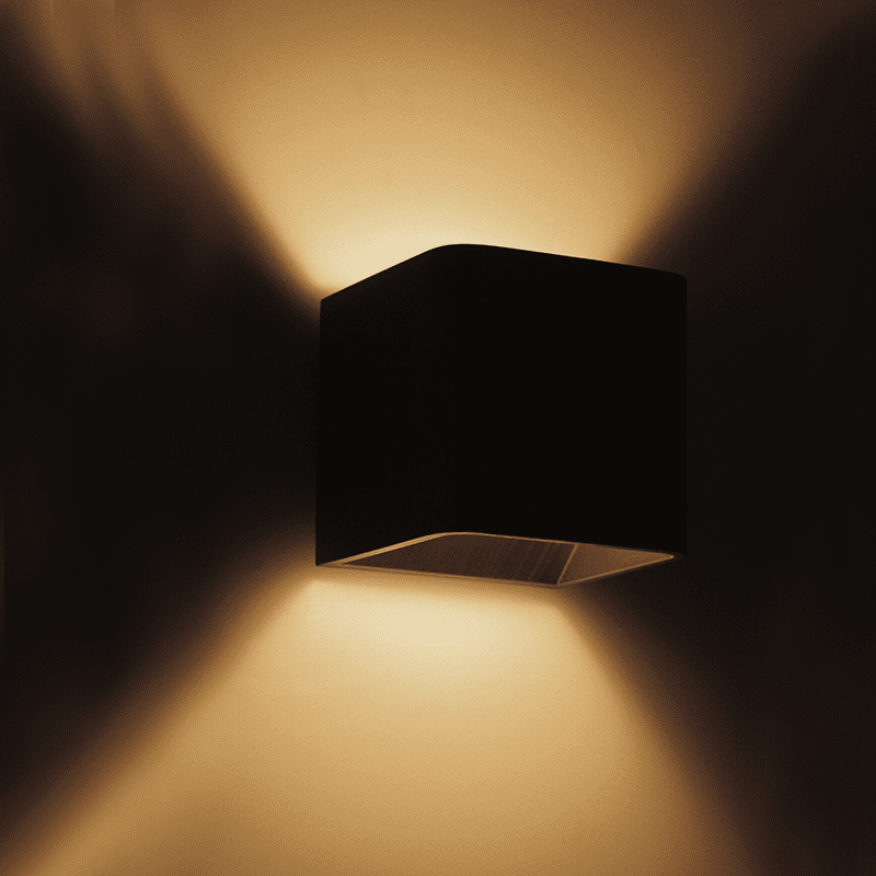 Επιτοιχ.φ/Σ Led Χρ.ξυλου Updown Cube 1X3W 230V 3000K 30000Hr Nephele - Image 2