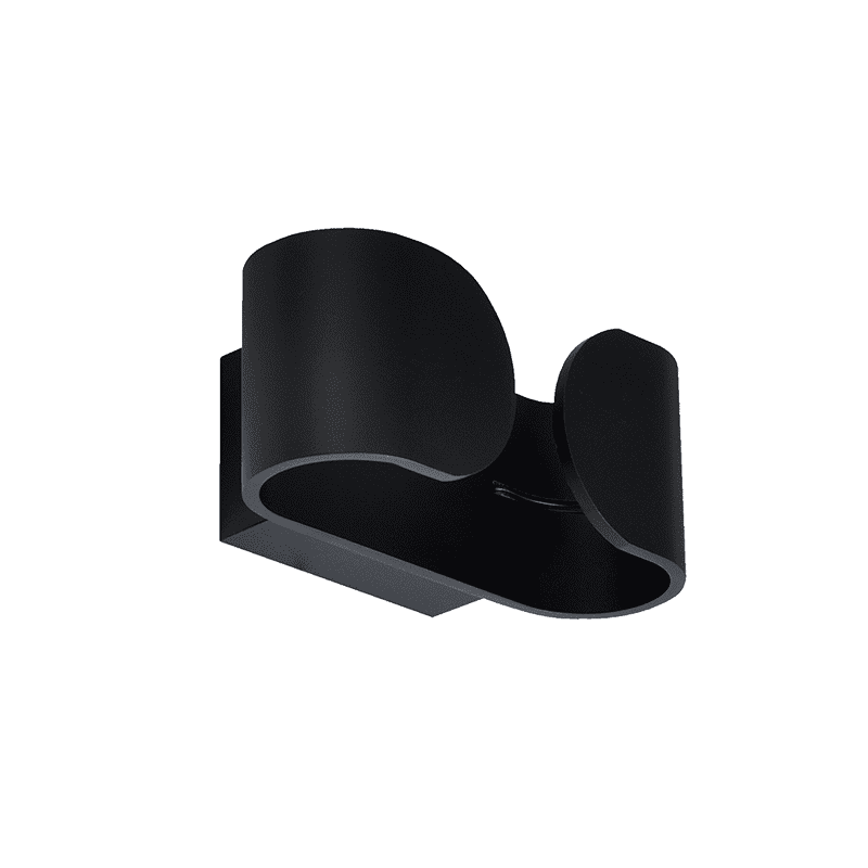 Επιτοιχιο Φ/Σ Led Μαυρο Εμμεσου Φωτισμ.2X3W 230V 3000K 30000 Nephele