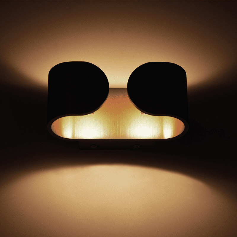 Επιτοιχιο Φ/Σ Led Αποχρ.ξυλου Εμμεσου Φωτισμ.2X3W 230V 3000K Nephele - Image 2