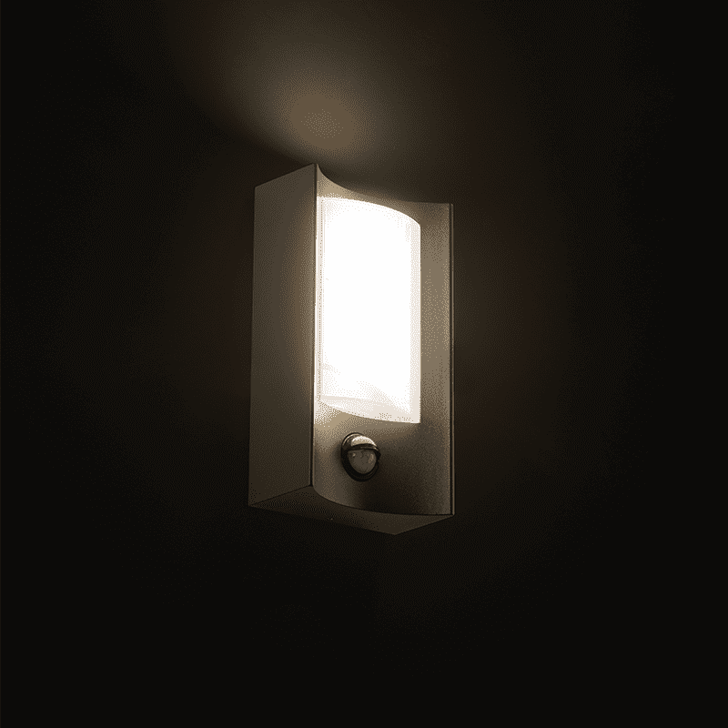 Led Smd Wall Sensor Luminaire 7W 350Lm 170° 230V Ac 3.000K Dark Grey Cri80 Ip54 30.000Hrs - Image 2