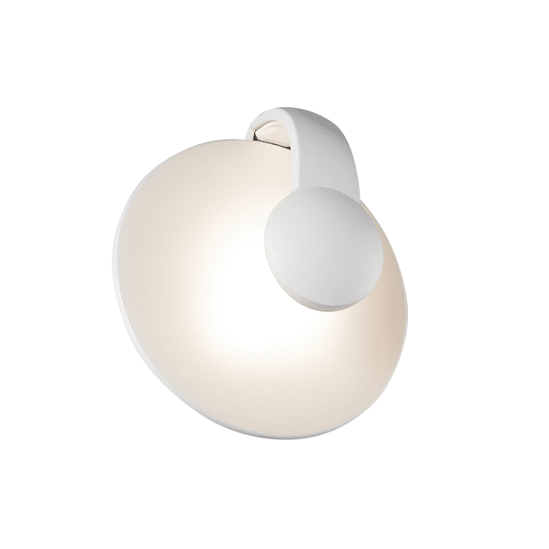 Led Cob Wall Luminaire 12W 580Lm 120° 230V Ac 3.000K Matt White Cri80 Ip65 30.000Hrs