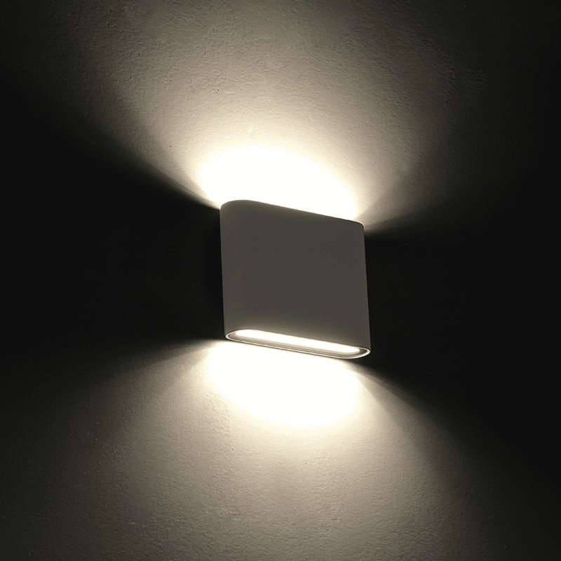 Led Smd Wall Luminaire 7W 310Lm 60° 230V Ac 3.000K Matt White Cri80 Ip54 30.000Hrs - Image 2