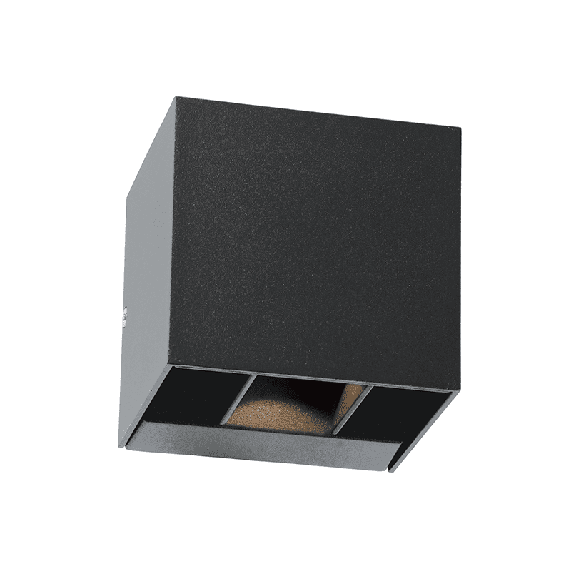 Led Smd Wall Luminaire 10W 740Lm 0-90° 230V Ac 3.000K Dark Grey Cri80 Ip54 30.000Hrs