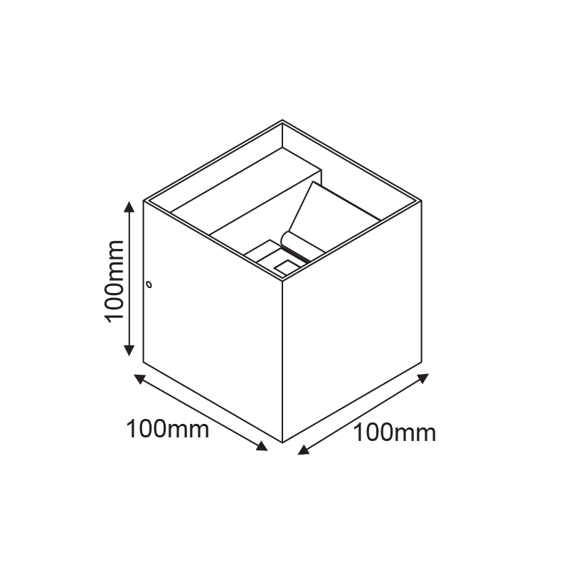 Led Smd Wall Luminaire 10W 740Lm 0-90° 230V Ac 3.000K Dark Grey Cri80 Ip54 30.000Hrs - Image 3
