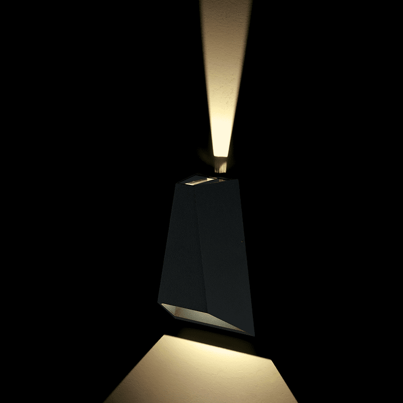 Led Hp Wall Luminaire 6W 440Lm 15° & 80° 230V Ac 3.000K Dark Grey Cri80 Ip65 30.000Hrs - Image 2