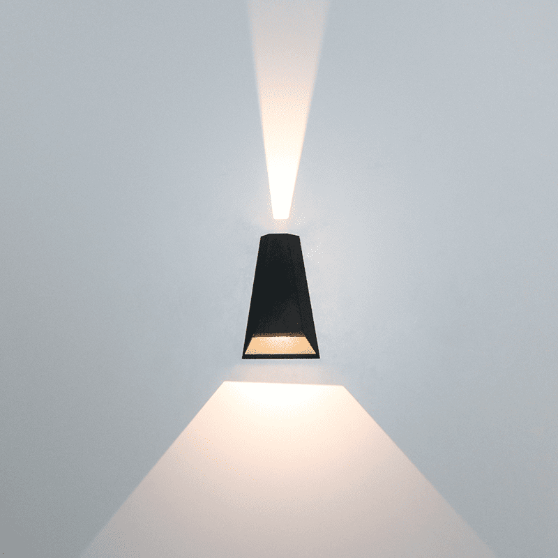 Led Hp Wall Luminaire 6W 440Lm 15° & 80° 230V Ac 3.000K Dark Grey Cri80 Ip65 30.000Hrs - Image 3