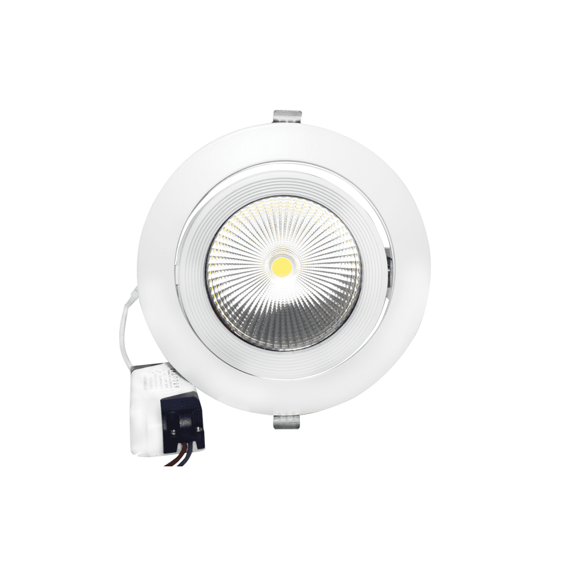 White Led Recessed Movable Luminaire 30W 3000K 60° 2400Lm 230V Ra80 - Image 2