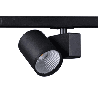Black Led Track Luminaire 40W 4000K 1-Phase 38° 4200Lm 230V Ac Ra80