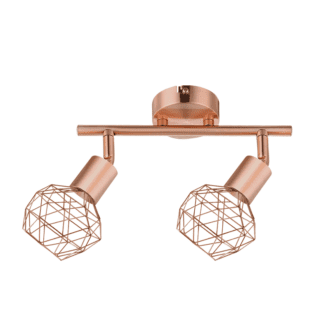 Σποτ Ii 2Xe14 Χαλκινο Πλεγμα 30X12,5X19,5Cm Aladdin