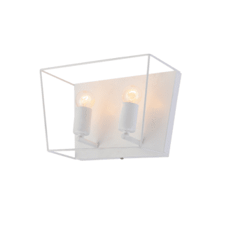 Επιτοιχιο Φ/Σ 2Χε27 Λευκο Μεταλλικο Ασυμμετρο 30Χ15,5Χη20Cm Pissaro