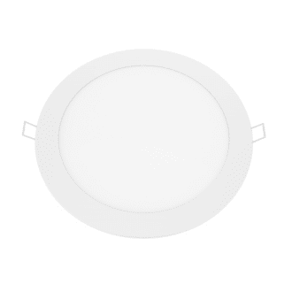 Led Slim Panel White Round Rec. 24W 3000K 2200Lm Φ298 230V Ac Ra80