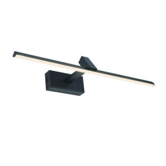 Επιτοιχο Φ/Σ Led 8W 3000K 520Lm Mirrar Μαυρο Μετ/Κο Ip20 50X16,5X7,5Cm