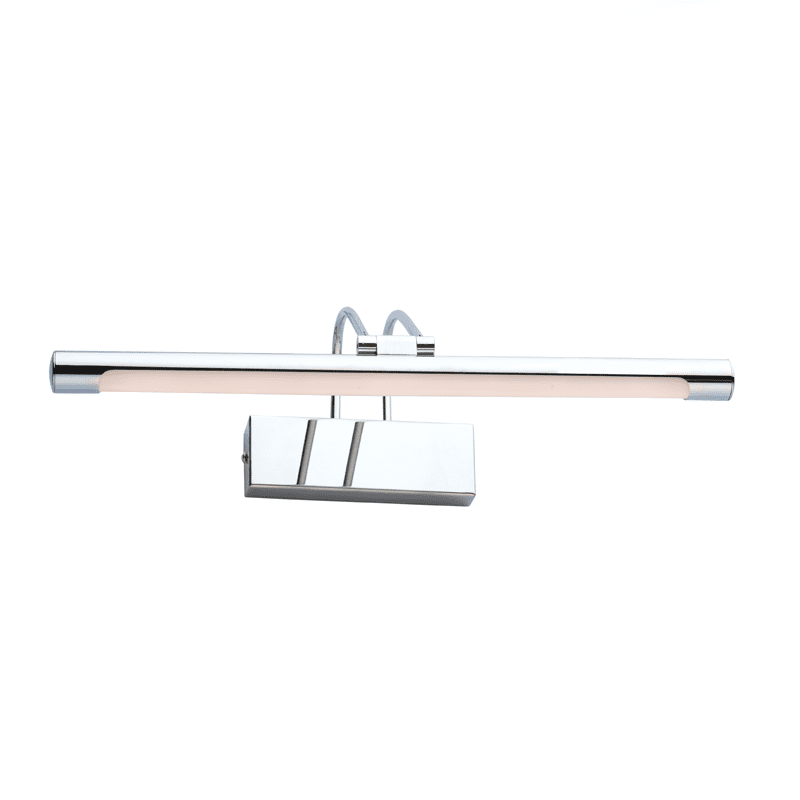 Επιτοιχο Φ/Σ Led 8W 3000K 520Lm Χρωμιο Ανοξ.ατσαλι Ip44 40X12X19Cm Aria