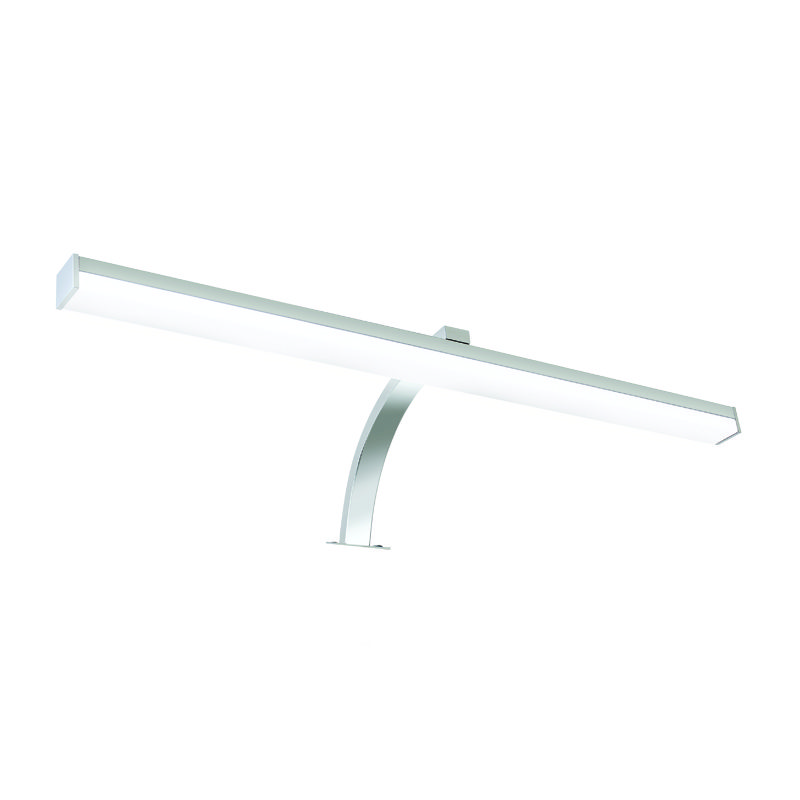 Φ/Σ Επιπλου Led 8W 3000K 520Lm Vide Χρωμιο Μετ/Κο Ip44 50X16X9,5Cm