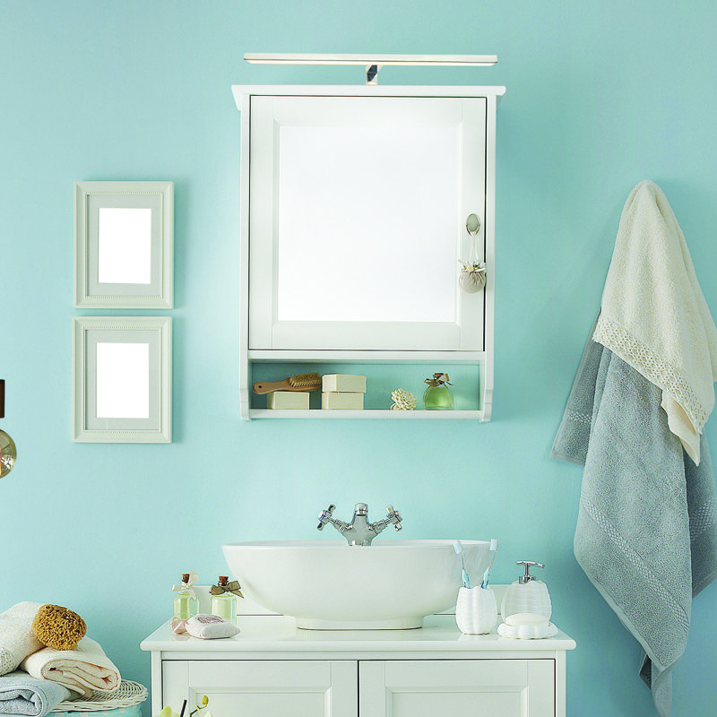 Φ/Σ Επιπλου Led 8W 3000K 520Lm Voir Χρωμιο Μετ/Κο Ip44 50X4X10,5Cm - Image 2