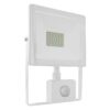 White Sensor Led Smd Flood Luminaire Ip66 30W 4000K 2550Lm 230V Ra80