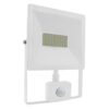 White Sensor Led Smd Flood Luminaire Ip66 50W 3000K 4000Lm 230V Ra80
