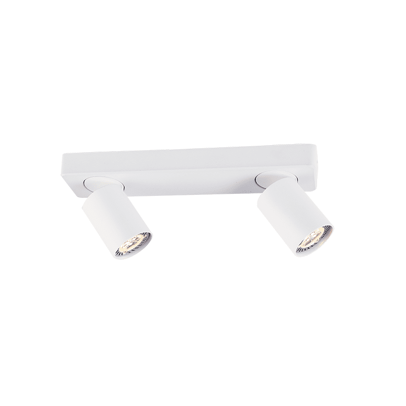 Επιτοιχο Φ/Σ 2Xgu10 Λευκο Αλουμινιο 32Χ7Χ11Cm Elitis