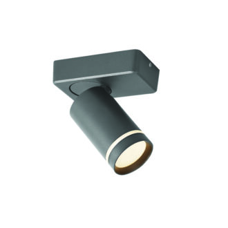 Επιτοιχο Φ/Σ 1Xgu10 Divino Γκρι Αλουμινιο Ip20 12X7X13,5Cm