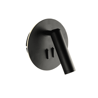 Επιτοιχο Φ/Σ Led 3+4W 3000K 280Lm Μαυρο Μεταλλικο D13,5X7Cm Zeus