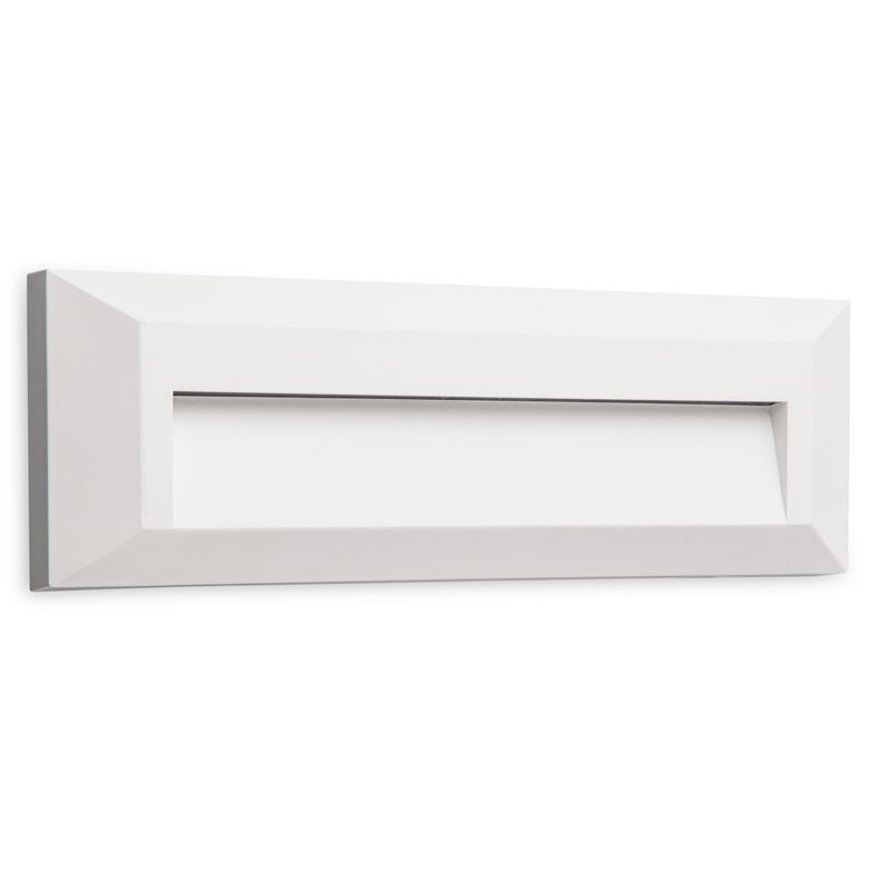 Απλικ Λευκη Επιτοιχ Pc 230V Ip65 2W 3000K 35X3014Led 120Lm