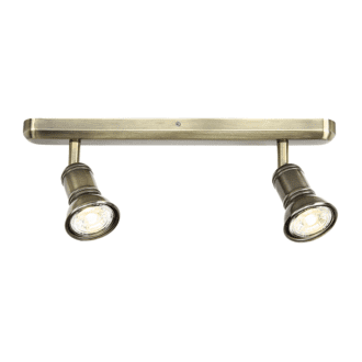 Επιτοιχο Φ/Σ 2Χgu10 Μπρονζε Μεταλλικο 3X6,2X14Cm Brulee