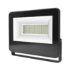Black Led Smd Flood Luminaire Ip66 150W 3000K 15000Lm 230V Ac Ra80
