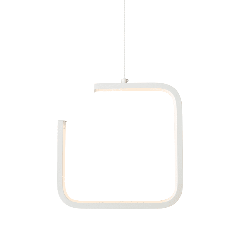 Netto Κρεμαστο Φ/Σ Led 8W 3000K 780Lm Λευκο Μεταλλικο 22X11Xh129Cm Euclid1