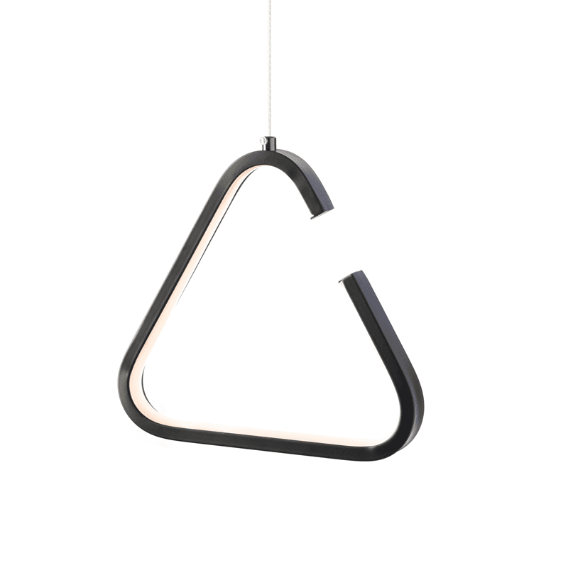 Netto Κρεμαστο Φ/Σ Led 7W 3000K 725Lm Μαυρο Μεταλλικο 23X11Xh128Cm Euclid2