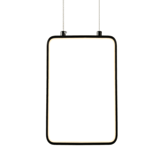 Netto Κρεμαστο Φ/Σ Led 11W 3000K 1044Lm Μαυρο Μεταλλικο 18X11Xh136Cm Symetria