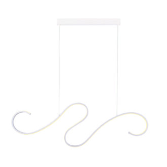 Netto Κρεμαστο Φ/Σ Led 27W 3000K 1890Lm Calista Λευκο Αλουμινιο Ip20 110X6Xh175Cm