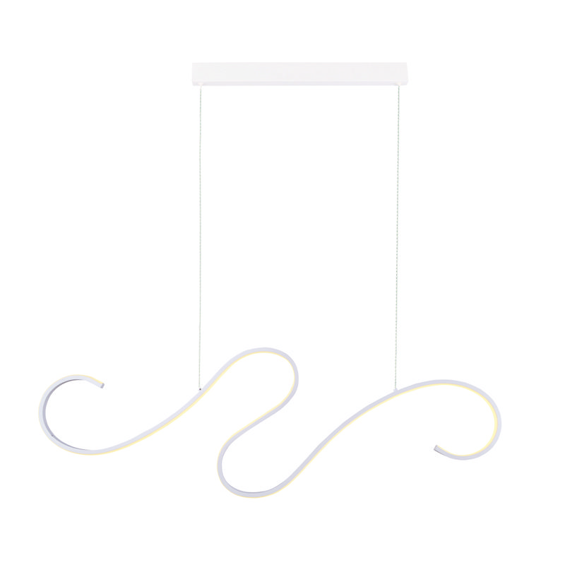 Netto Κρεμαστο Φ/Σ Led 27W 3000K 1890Lm Calista Λευκο Αλουμινιο Ip20 110X6Xh175Cm