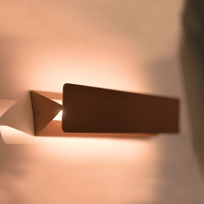 Επιτοιχο Φ/Σ Led 10W 3000K Αλουμινιο Χρυσο 31X8X5,5Cm Pyramid - Image 2