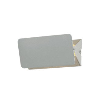 Επιτοιχο Φ/Σ Led 5W 3000K Αλουμινιο Γκρι 16X8X5,5Cm Pyramid