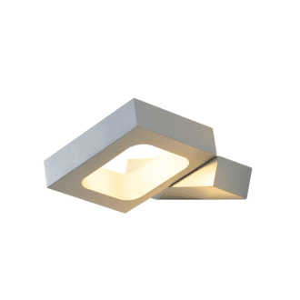 Επιτοιχο Φ/Σ Led 6W 3000K Αλουμινιο Γκρι 14,5X13X3Cm Cyclop