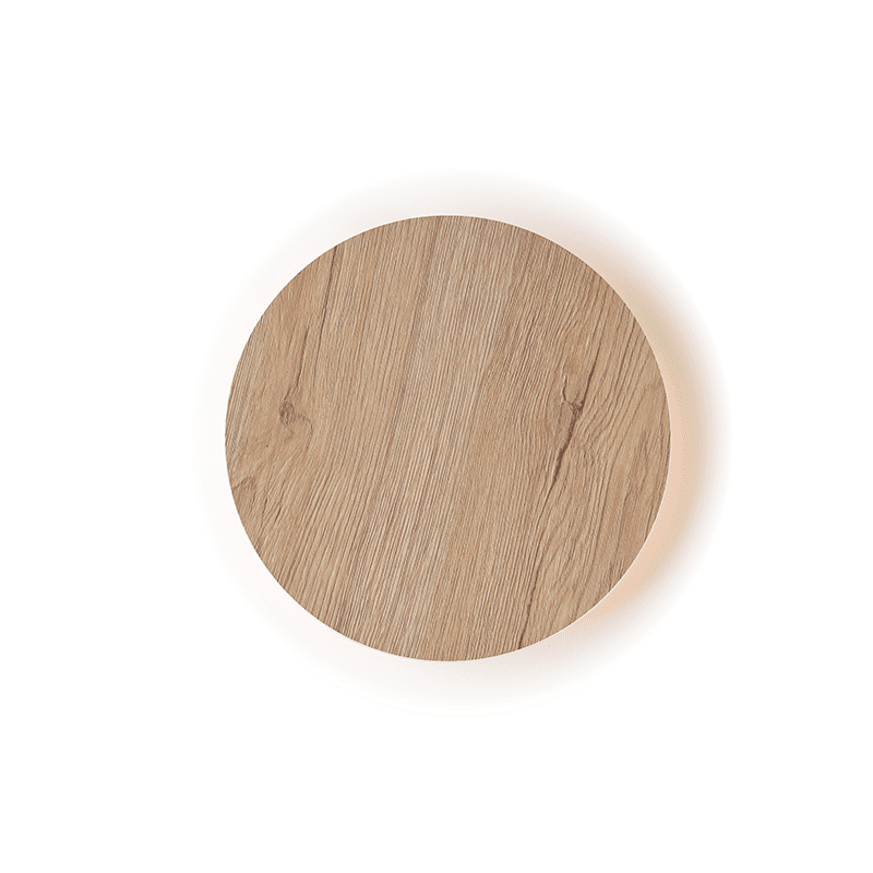 Επιτ Φ/Σ Led 24W 3000Κ Αποχρ.ανοιχτ Ξυλ Mdf Κυκλ Φ40Xh3,6Cm Eclipse