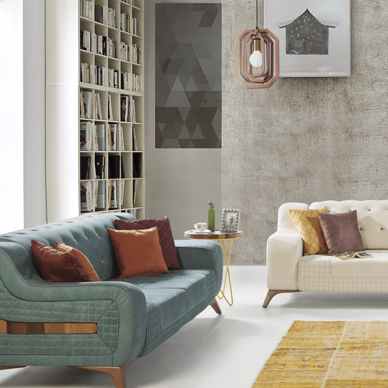 Κρεμαστο Φ/Σ 1Χε27 Αν.καφε Δερμα Mdf D24Xh100Cm Triton - Image 2