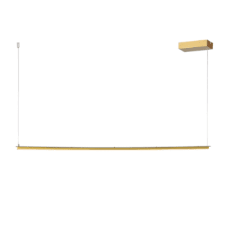 Netto Κρεμαστο Φ/Σ Led 20W 3000K 1600Lm Ορειχαλκο Αλουμινιο 100Χ5Χh150Cm Atlantis