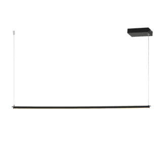 Netto Κρεμαστο Φ/Σ Led 20W 3000K 1600Lm Μαυρο Αλουμινιο 100Χ5Χh150Cm Atlantis