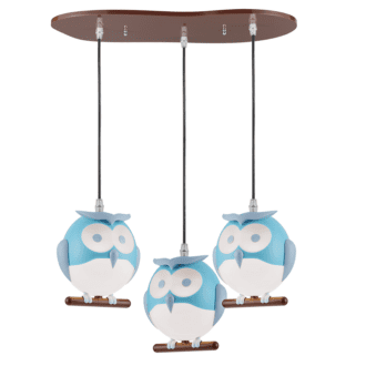 Κρεμαστο Φ/Σ 3Χε14 Μπλε Πλαστικο Κουκουβαγια 50Χ30Χη100Cm Kokka