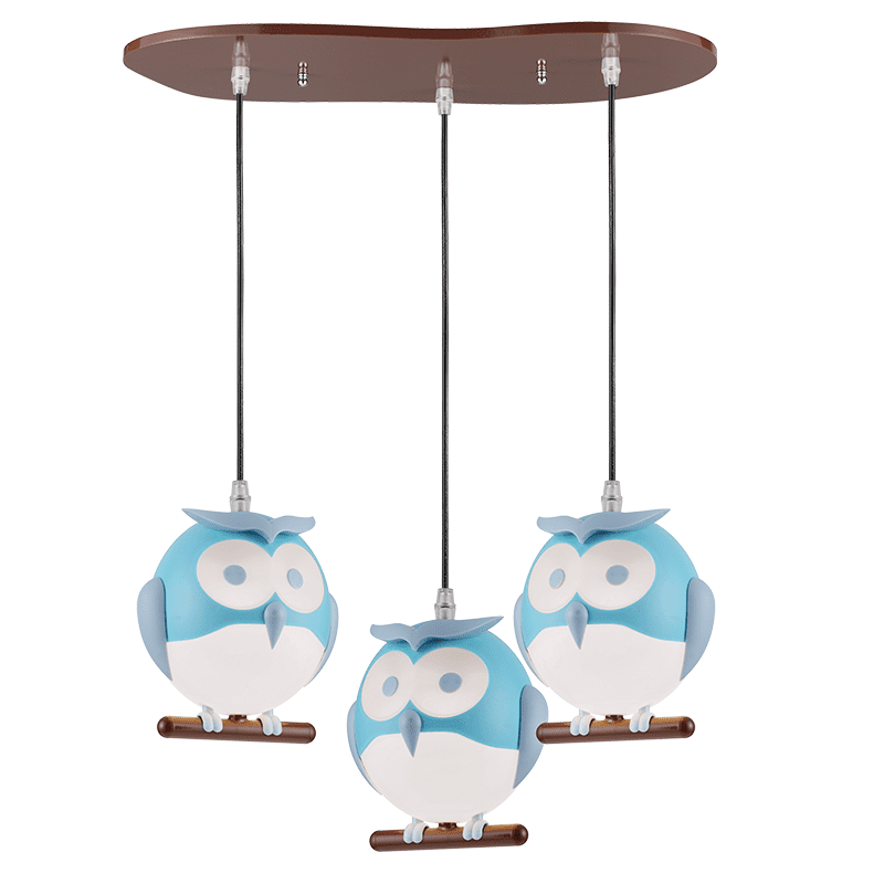 Κρεμαστο Φ/Σ 3Χε14 Μπλε Πλαστικο Κουκουβαγια 50Χ30Χη100Cm Kokka