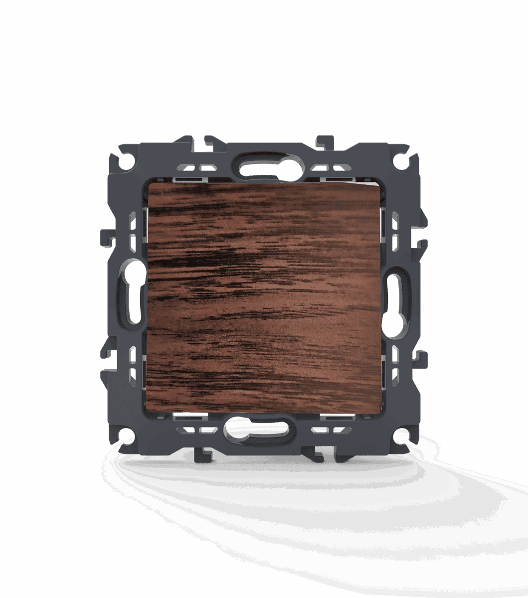 Prime Διακοπτησ Απλοσ Με Κλιπ 1P 10Ax 250Vac Ip20 Ξυλο - Image 2