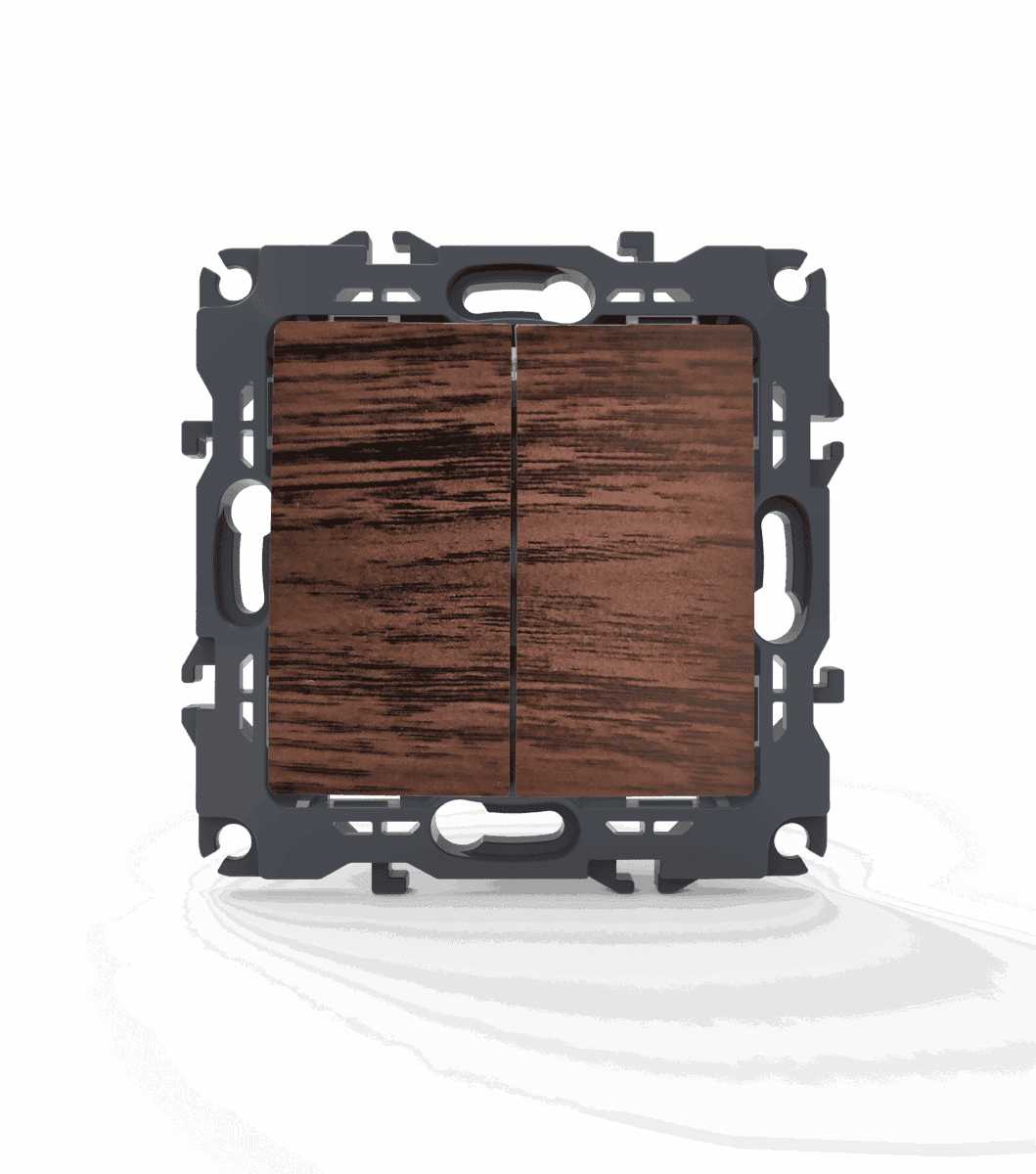 Prime Διακοπτησ Κομμυτατερ Με Κλιπ 1+1P 10Ax 250Vac Ip20 Ξυλο - Image 2