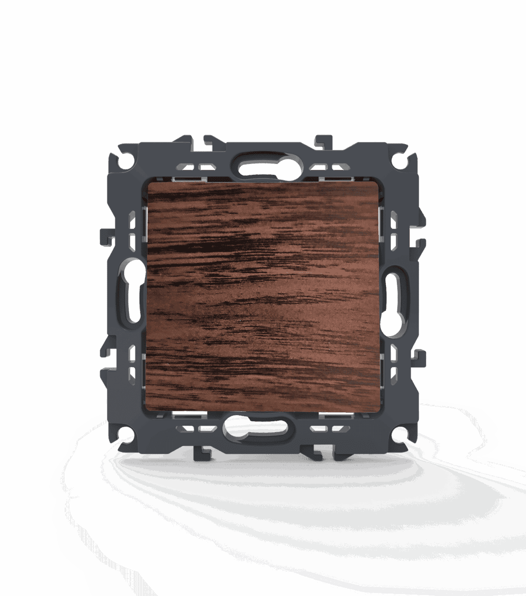 Prime Διακοπτησ Ενδιαμεσοσ Αλερετουρ Με Κλιπ 1+1P 10Ax 250Vac Ip20 Ξυλο - Image 2