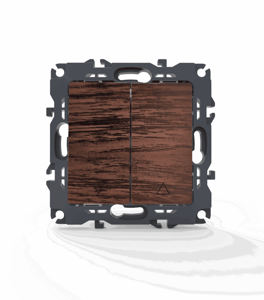 Prime Διακοπτησ Ρολων Με Κλιπ 1-1P 10Ax 250Vac Ip20 Ξυλο - Image 2