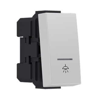 Modys Μπουτον Με Ενδειξη & Συμβολο Λυχνια Ιβουαρ 1 Στ. 1P 10A 250Vac Ip20