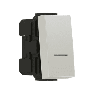 Modys Μπουτον Απλο Ιβουαρ  1 Στ. 1P 10A 250Vac Ip20