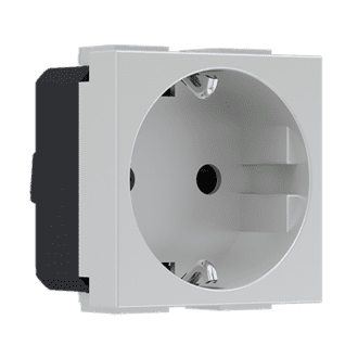 Modys Πριζα Σουκο Ασφαλειασ Ιβουαρ 2 Στ. 2P+E 16A 250Vac Ip20