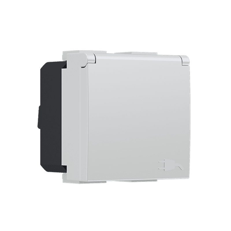 Modys Πριζα Σουκο Καπακι Ασφαλειασ Ιβουαρ 2 Στ. 2P+E 16A 250Vac Ip20